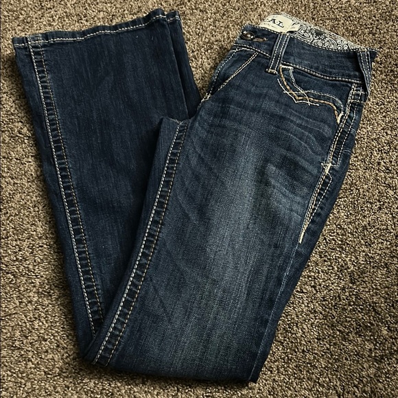 Ariat Mid Rise Boot Cut Jeans - Picture 1 of 4